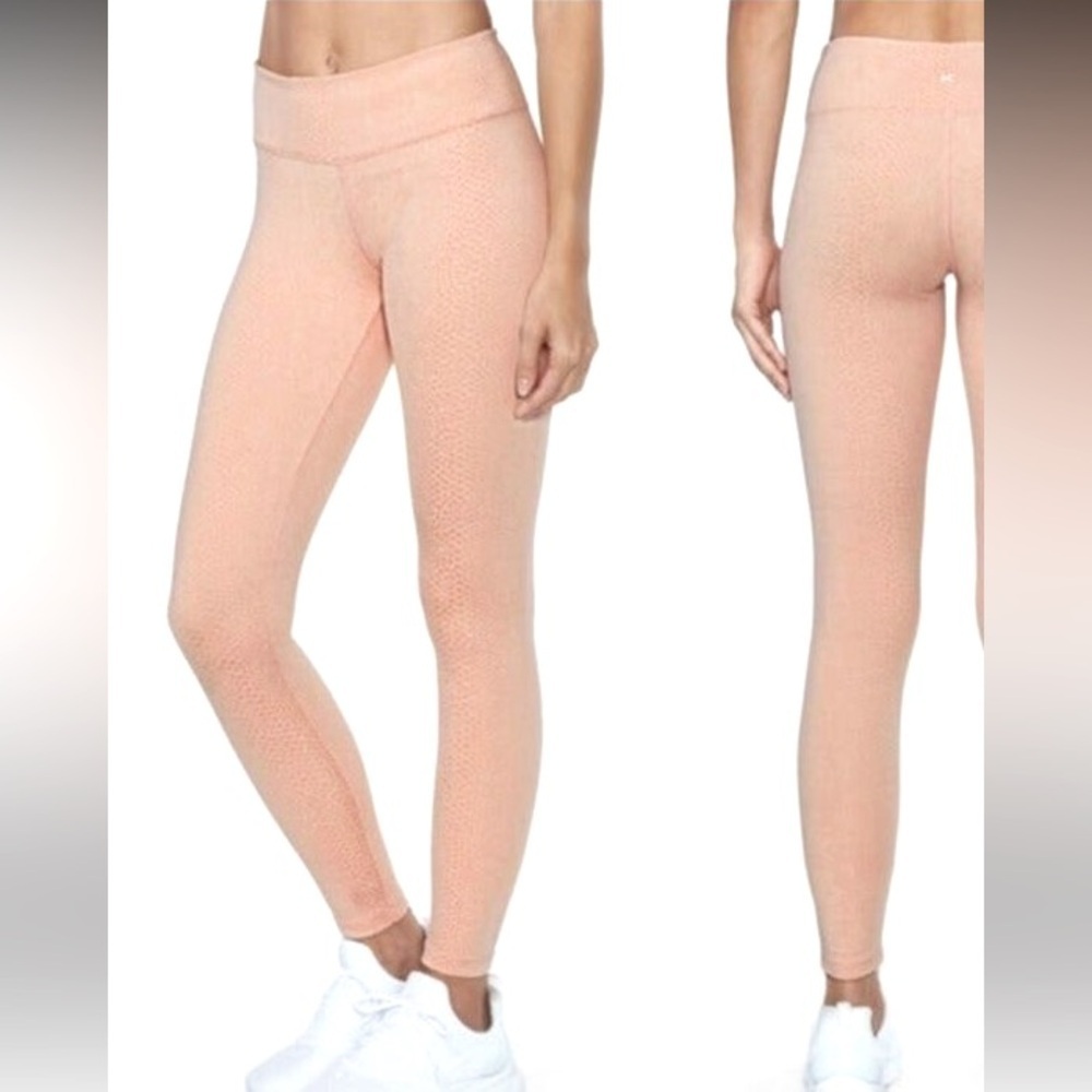 NWT Koral x Revolve Drive High Rise Legging in Cameo Snake nude fall workout